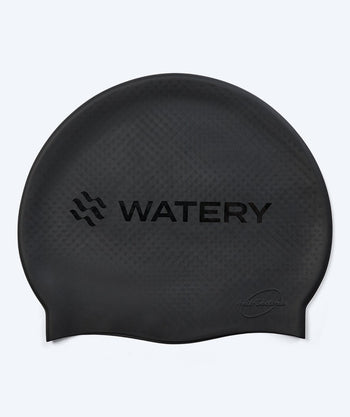 Watery czepek do pływania bąbelkowy - Avisa Bud - Czarny
