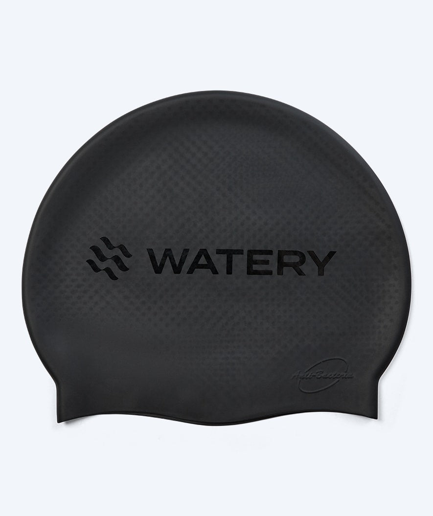 Watery czepek do pływania bąbelkowy - Avisa Bud - Czarny