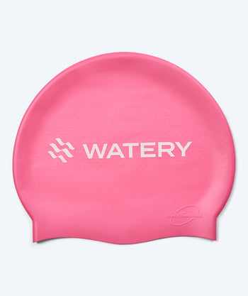 Watery czepek do pływania bąbelkowy - Avisa Bud - Jasnoróżowy