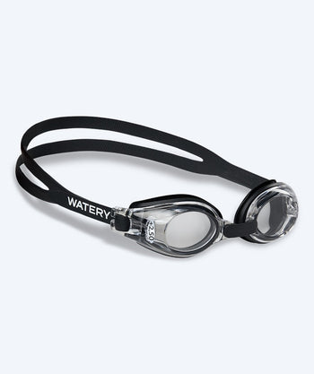 Watery okulary do pływania dla dalekowidzów dla dzieci - (+2.0) do (+4.0) - Baffin - Czarny
