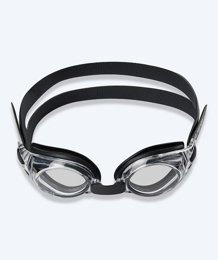 Watery okulary do pływania dla krótkowidzów dla dzieci - (-1.5) do (-7.0) - Baffin - Czarny