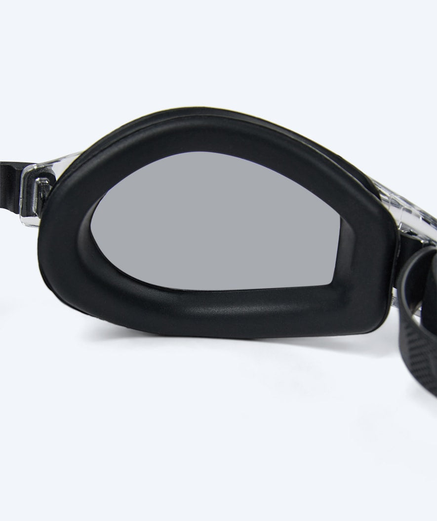 Watery okulary do pływania dla krótkowidzów dla dzieci - (-1.5) do (-7.0) - Baffin - Czarny