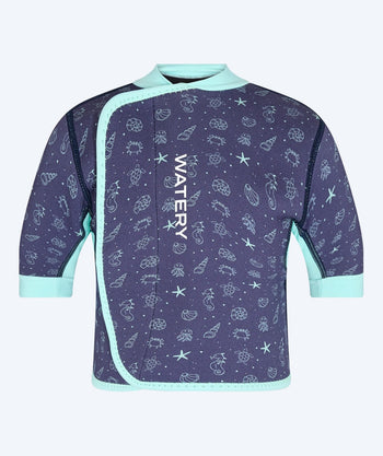 Watery koszulka z neoprenu - Baia Top - Atlantic Turquoise