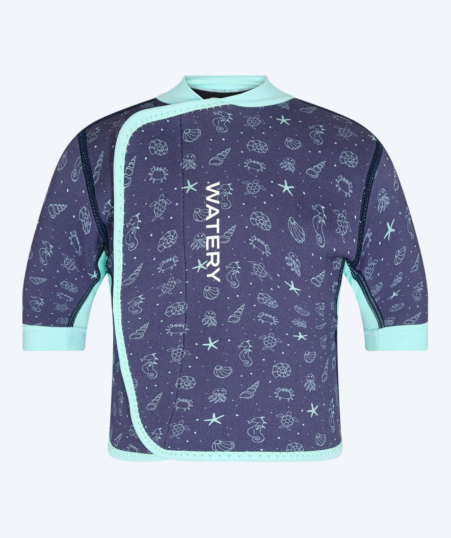 Watery koszulka z neoprenu - Baia Top - Atlantic Turquoise