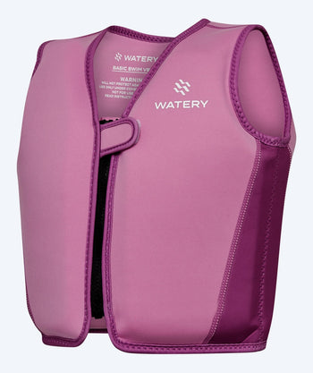 Watery kamizelka do pływania dla dzieci (2-8) - Basic - Fioletowy