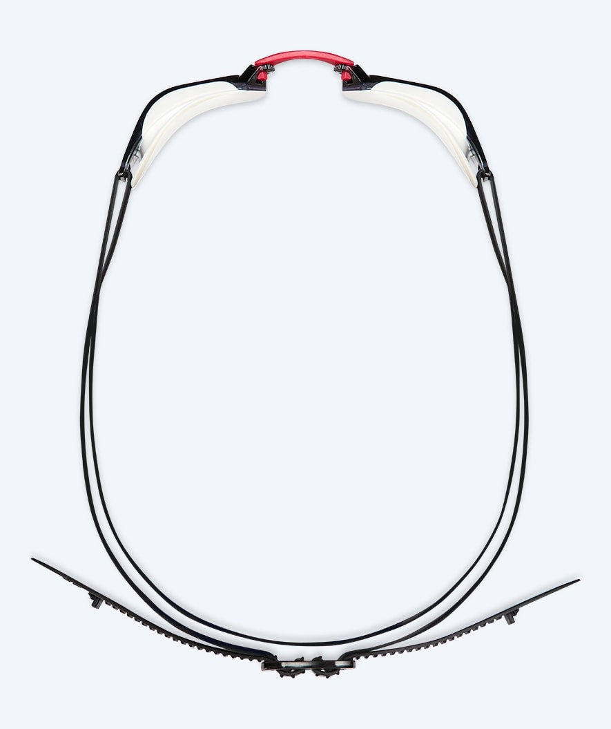 Watery okulary do pływania na zawody - Brooks Mirror - Biały/srebrny