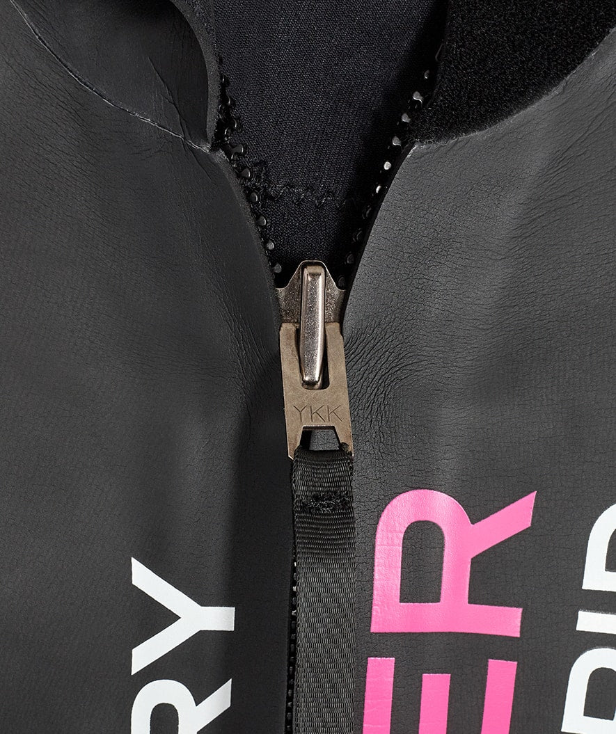 Watery pianka do pływania dla kobiet - Calder Rapid - Czarny/różowy