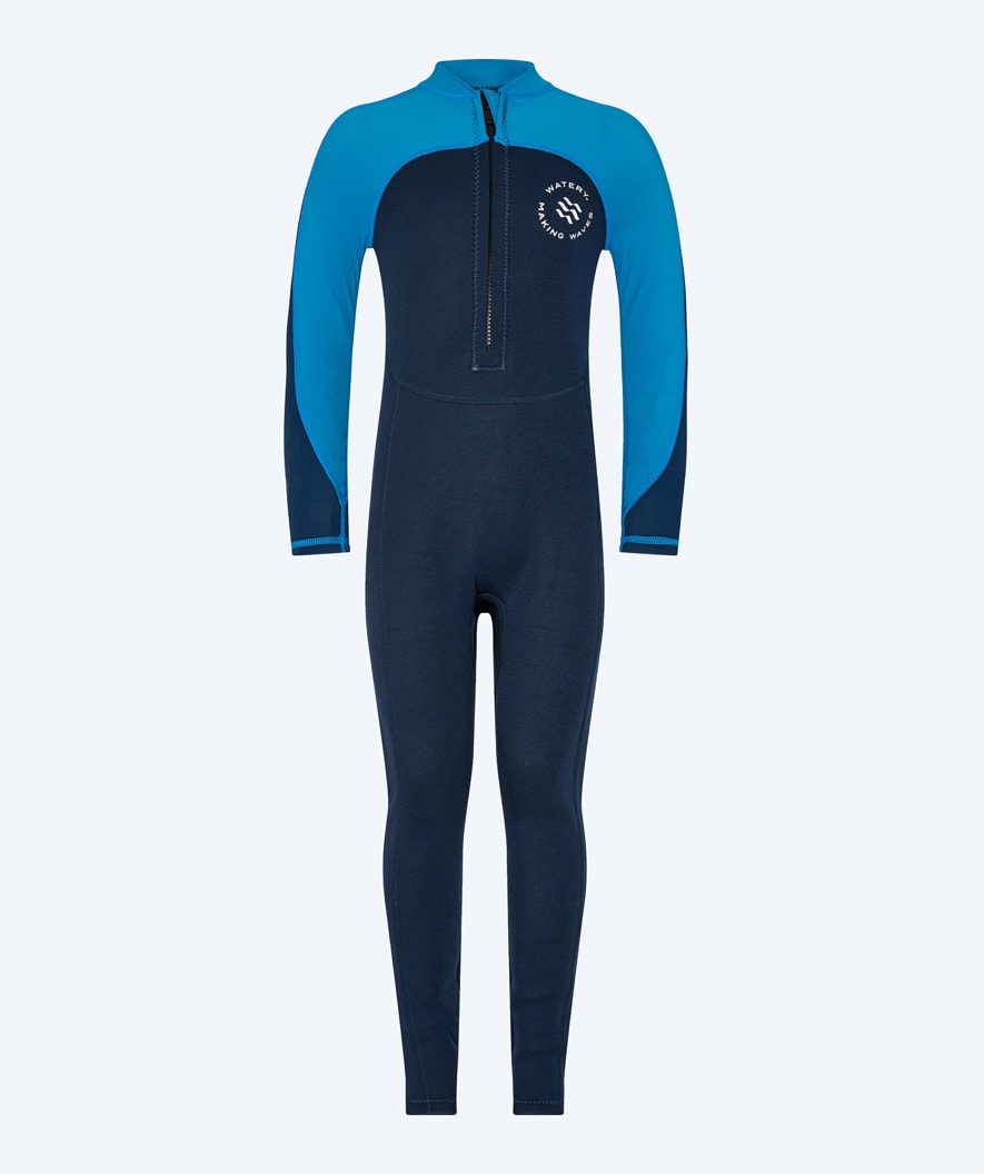 Watery kombinezon UV dla dzieci - Calypso Full-Body - Niebieski/ciemnoniebieski