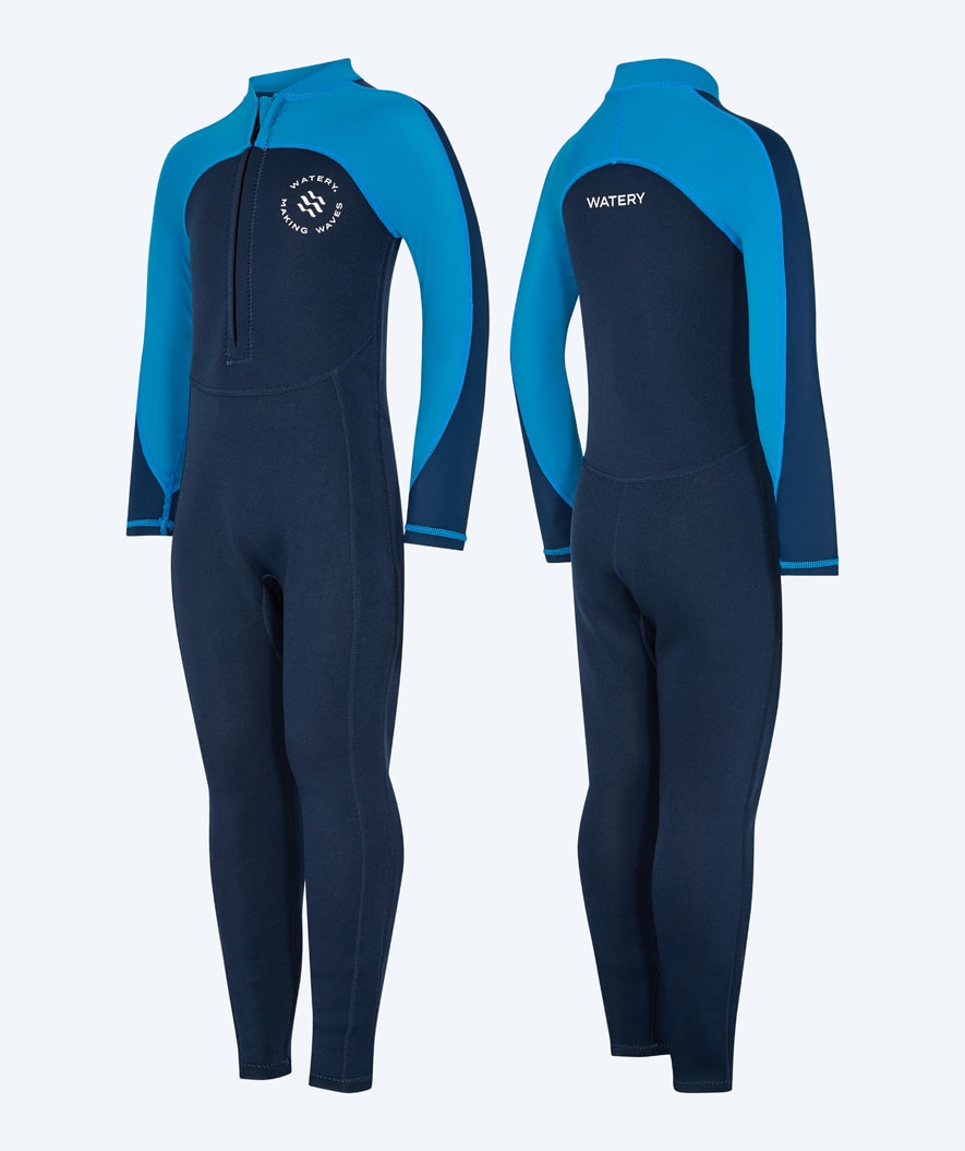 Watery kombinezon UV dla dzieci - Calypso Full-Body - Niebieski/ciemnoniebieski