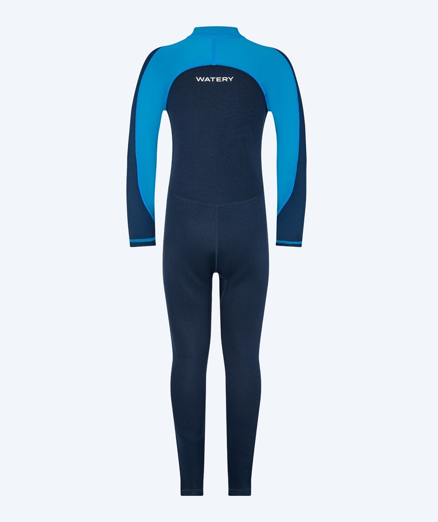 Watery kombinezon UV dla dzieci - Calypso Full-Body - Niebieski/ciemnoniebieski