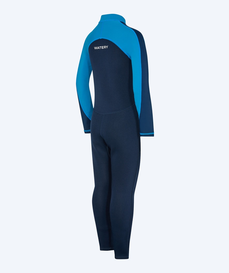 Watery kombinezon UV dla dzieci - Calypso Full-Body - Niebieski/ciemnoniebieski