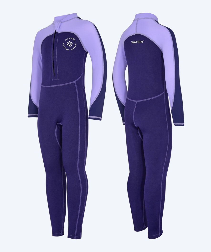 Watery kombinezon UV dla dzieci - Calypso Full-Body - Fioletowy