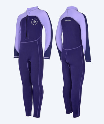 Watery kombinezon UV dla dzieci - Calypso Full-Body - Fioletowy