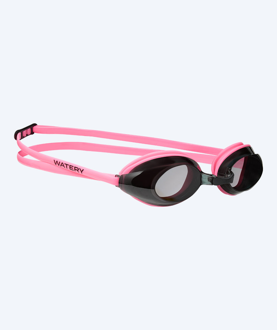 Watery dziecięce korekcyjne okulary do pływania dla krótkowidzów - (-1.5) – (-8.0) - Catch - Różowy (Smoke soczewki)