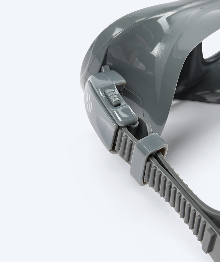 Watery maska do nurkowania dla dzieci (4-12 lat) - Cliff - Szary