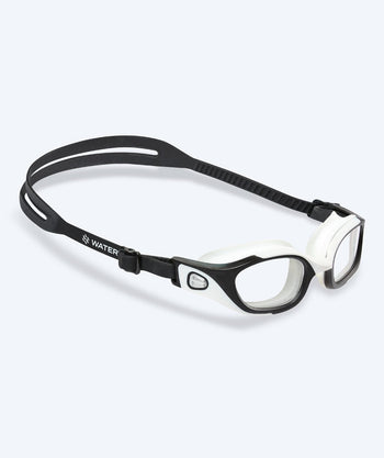 Watery okulary do pływania treningowe - Clyde Active - Czarny/przezroczysty