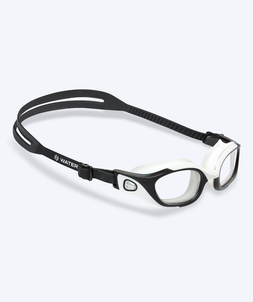 Watery okulary do pływania treningowe - Clyde Active - Czarny/przezroczysty