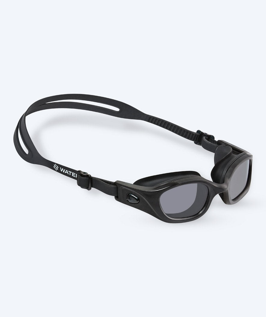 Watery okulary do pływania treningowe - Clyde Active - Czarny (przydymione soczewki)