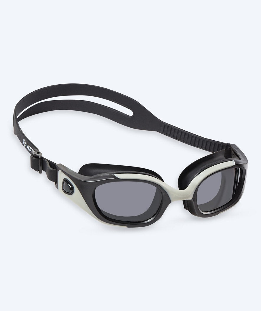Watery okulary do pływania treningowe - Clyde Active - Szare (przydymione soczewki)