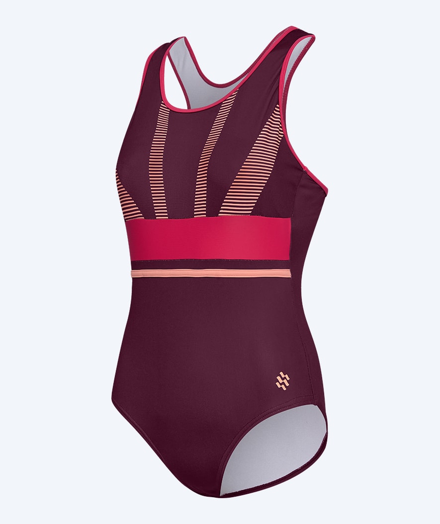 Watery strój kąpielowy dla kobiet - Conway - Fioletowy/jasnoróżowy