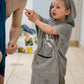 Watery Ponczo dla dzieci 1-5 rok - Bawełna - Szary