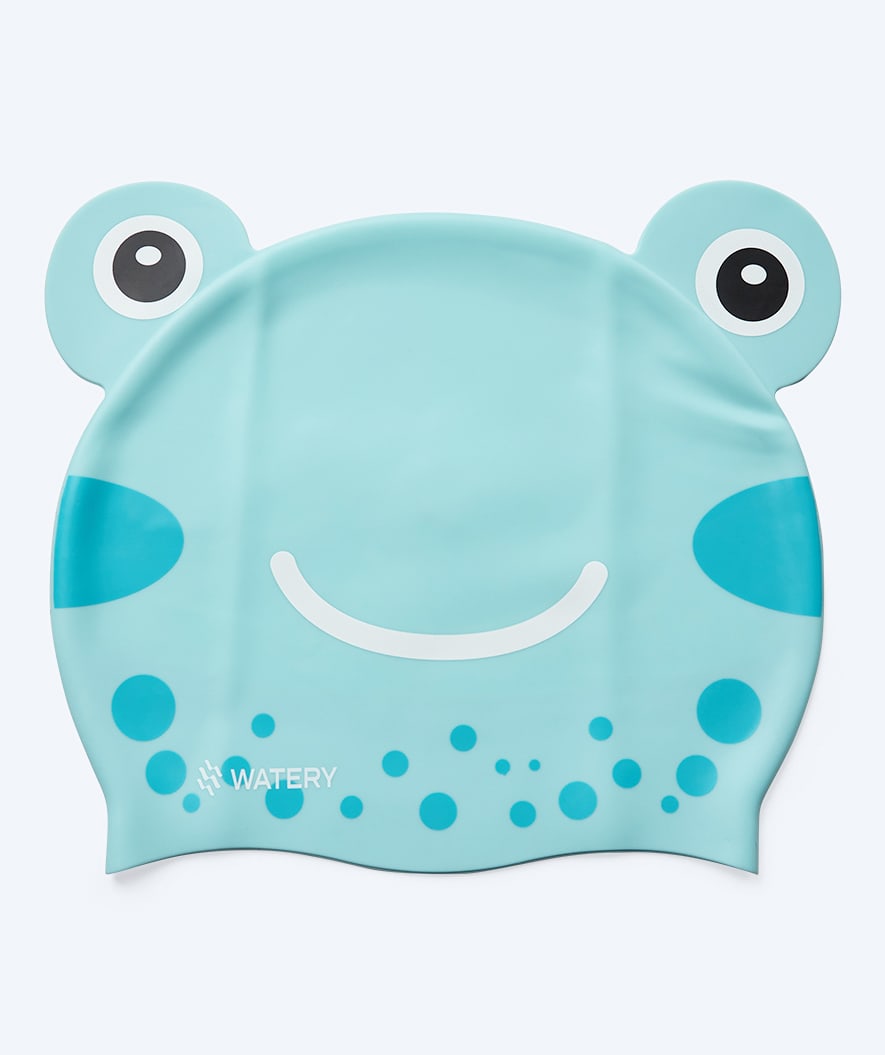 Watery czepek do pływania dla dzieci - Dashers - Frog (Jasnoniebieski)
