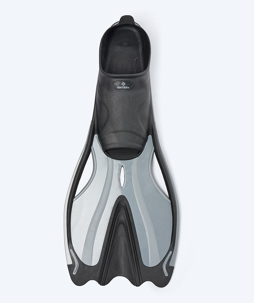 Watery płetwy do nurkowania - Delphina - Czarny/szary