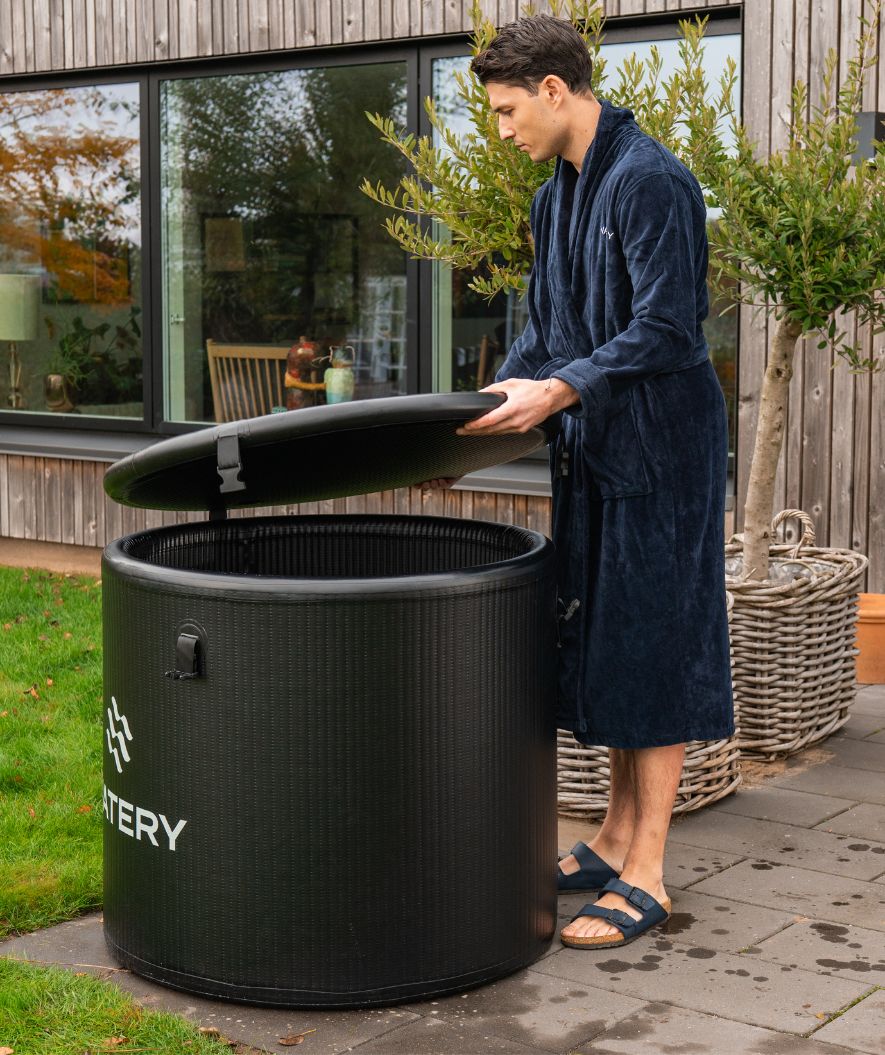 Watery nadmuchiwany basen do morsowania - Deluxe - Czarny