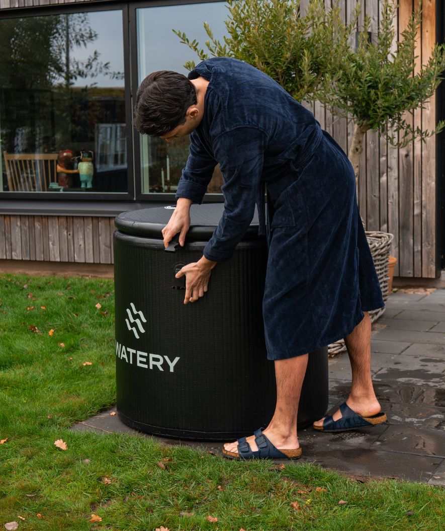 Watery nadmuchiwany basen do morsowania - Deluxe - Czarny