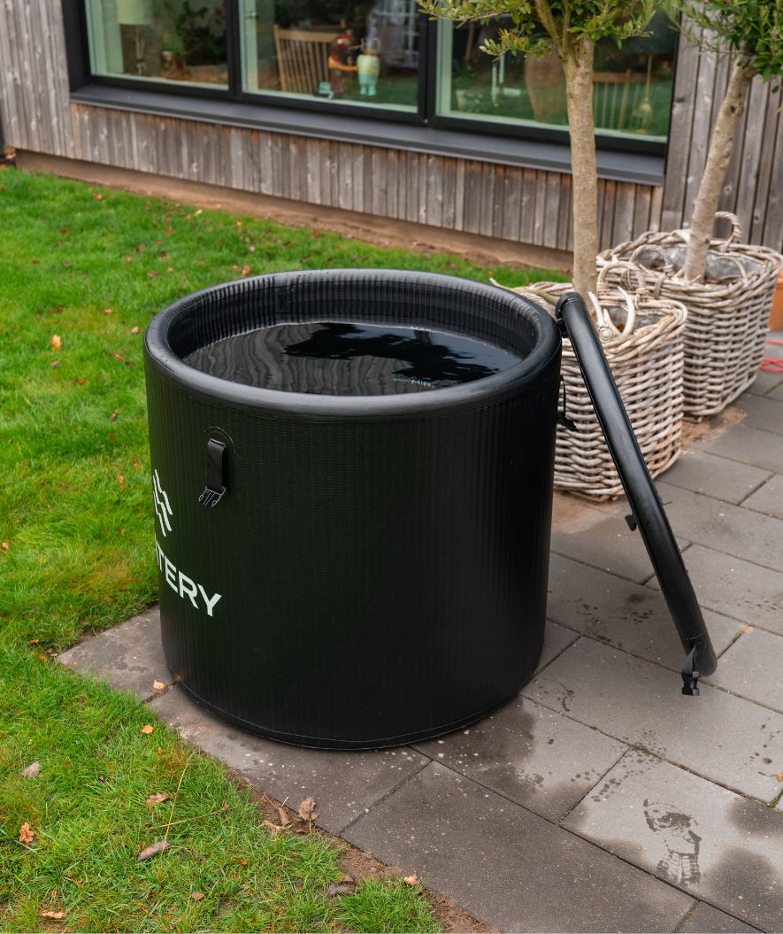 Watery nadmuchiwany basen do morsowania - Deluxe - Czarny