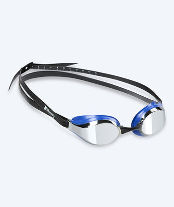 Watery Elite okulary do pływania - Poseidon Mirror - Niebieski/srebrny