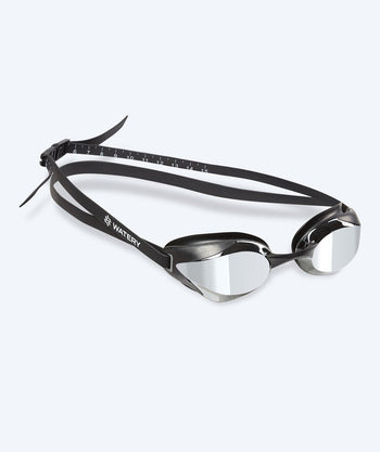 Watery Elite okulary do pływania - Poseidon Ultra Mirror - Czarny/srebrny