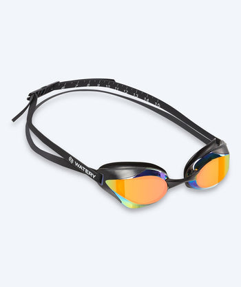 Watery Elite okulary do pływania - Poseidon Ultra Mirror - Czarny/Złoty