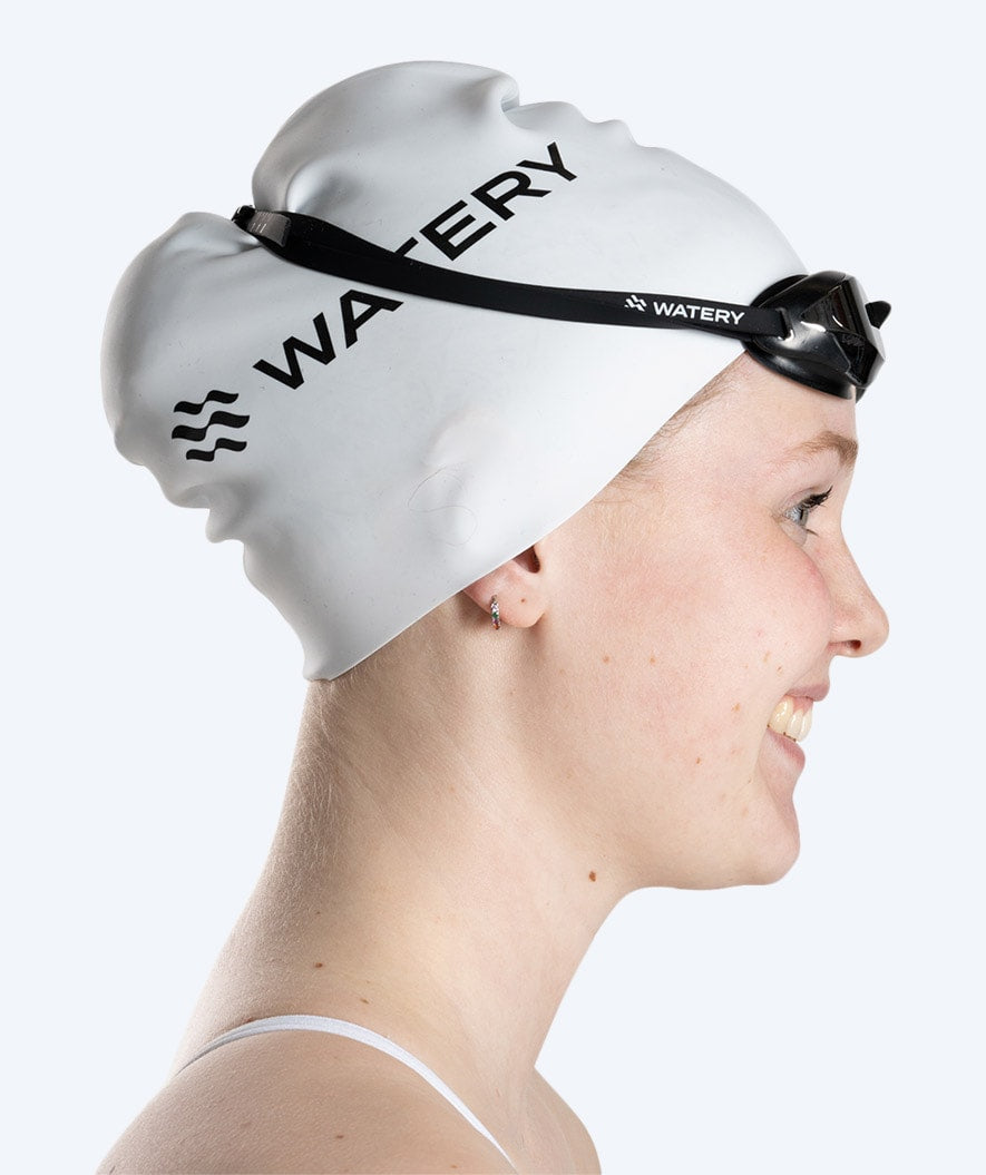 Watery Elite okulary do pływania - Poseidon Ultra Mirror - Czarny/srebrny