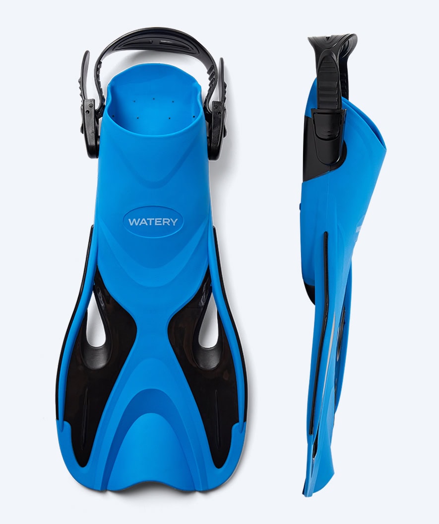 Watery płetwy do pływania - Fisher - Niebieski/czarny