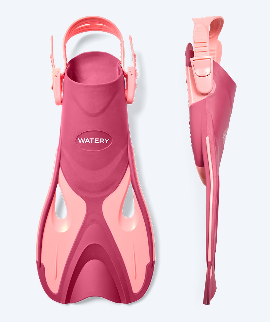 Watery płetwy do pływania - Fisher - Różowy