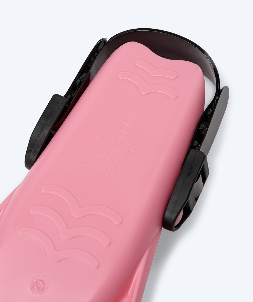 Watery płetwy do nurkowania dla dzieci/młodzieży (27-38) - Fleetwood - Jasnoróżowy