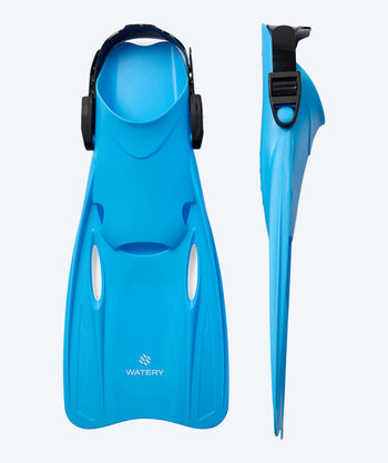 Watery płetwy do nurkowania dla dzieci/młodzieży (27-38) - Fleetwood - Niebieski