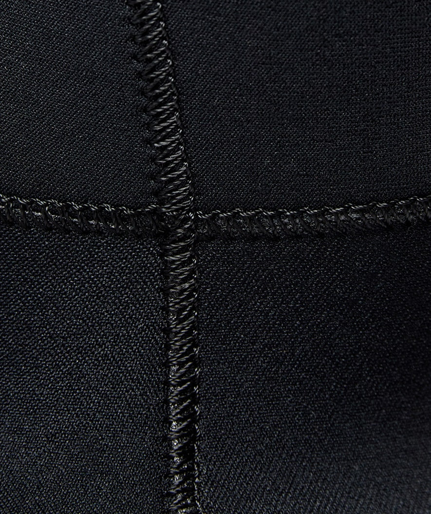 Watery kaptur neoprenowy z kołnierzem - Hedgehog (3 mm) - Czarny