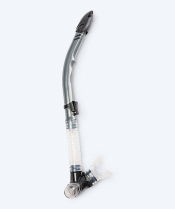 Watery rurka do snorkelingu semi-dry top dla dorosłych - Hudson - Szara