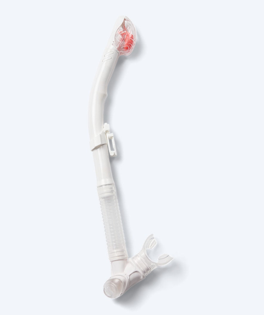 Watery rurka do snorkelingu full-dry dla dorosłych - Hudson - Biała