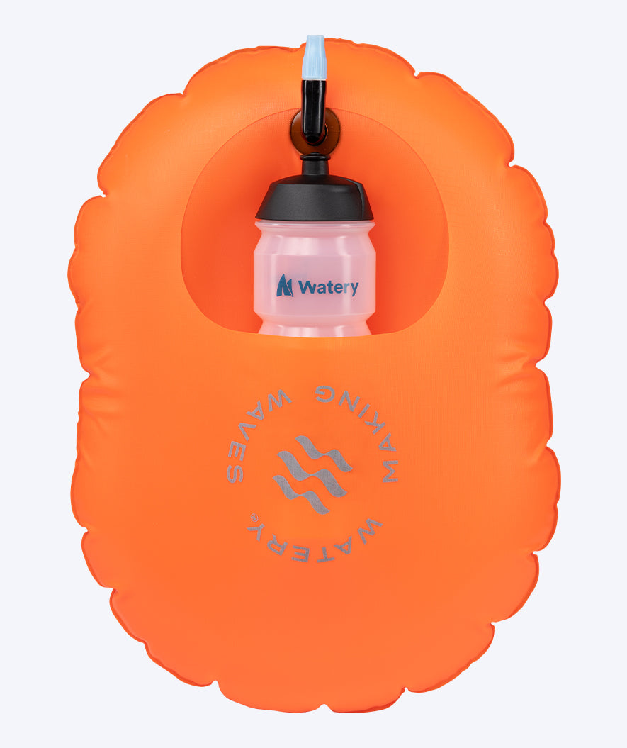 Watery bojka do pływania - Hydration Bottle - Pomarańczowa