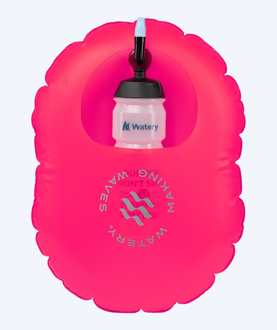 Watery bojka do pływania - Hydration Bottle - Różowa