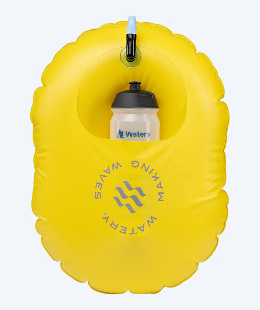 Watery bojka do pływania - Hydration Bottle - Żółta