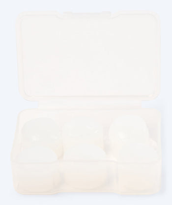 Watery zatyczki do uszu dla dorosłych - Indra 3 pary - Przezroczysty