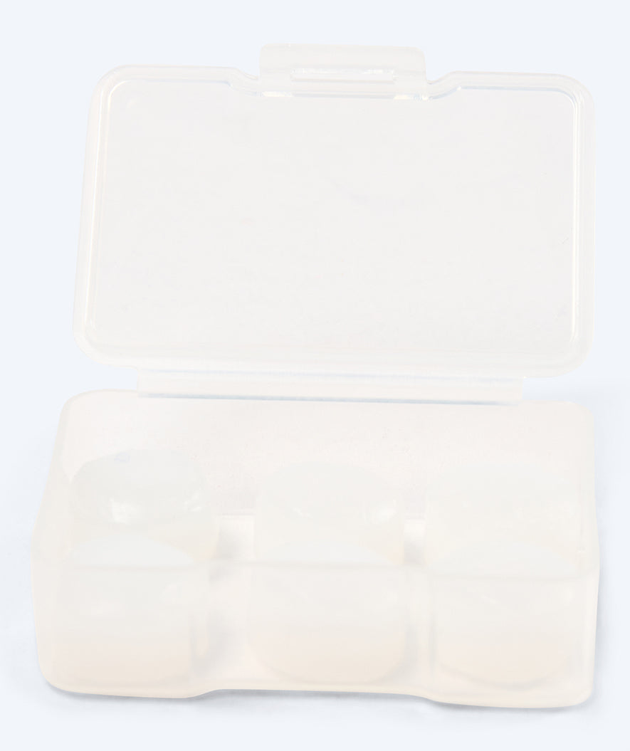 Watery zatyczki do uszu dla dzieci - Indra 3 pary - Przezroczysty