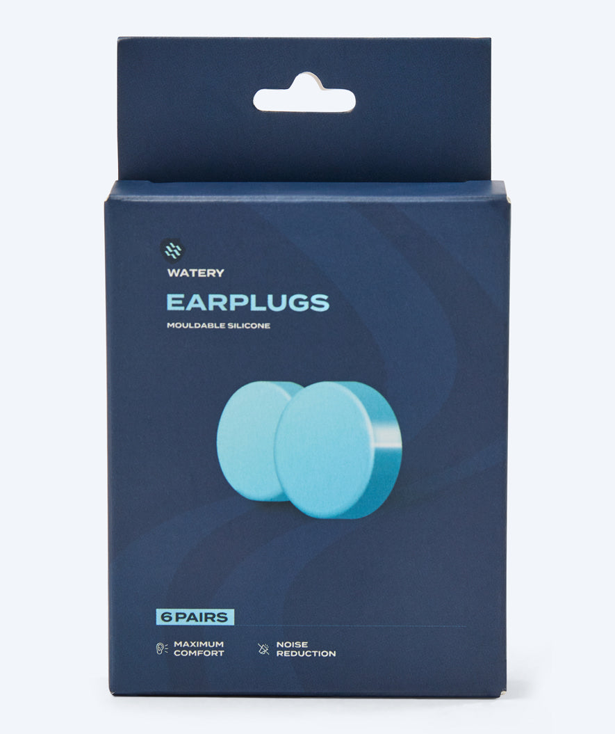 Watery zatyczki do uszu dla dzieci - Indra 6 par - Jasnoróżowy