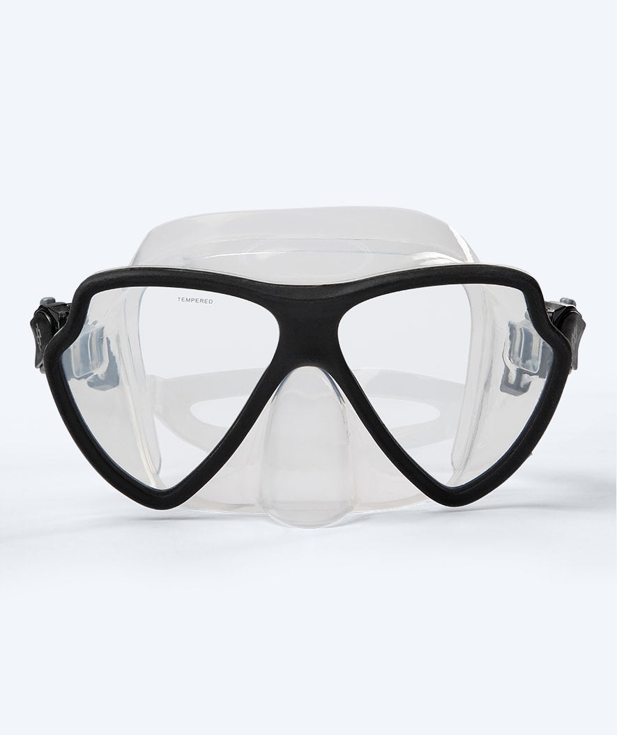 Watery maska do nurkowania dla dorosłych (od 15 lat) - Itzel - Czarny