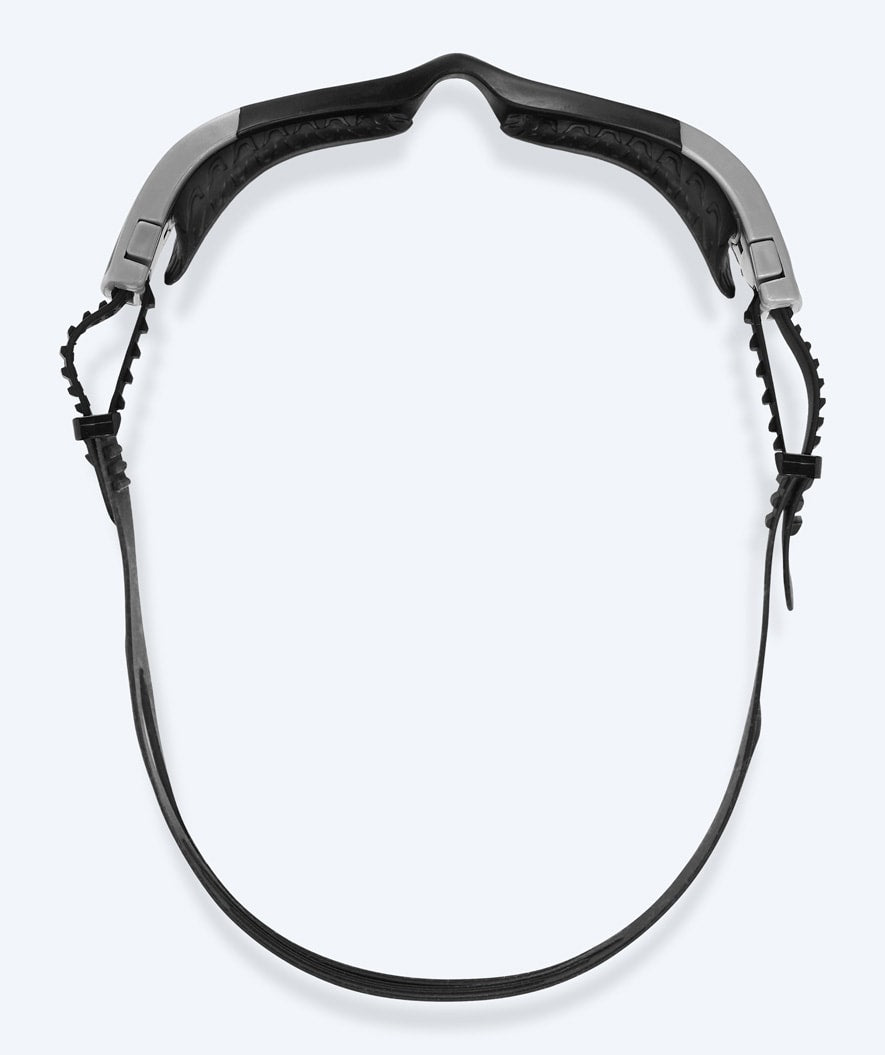 Watery okulary do pływania treningowe - Kelvin Active - Czarny/przezroczysty