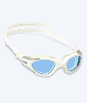 Watery okulary pływackie treningowe - Kelvin Active - Biały/jasnoniebieski